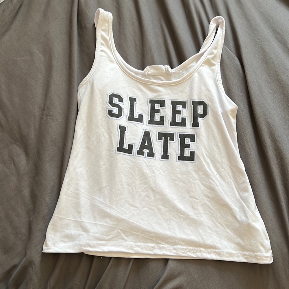Soft white tank top